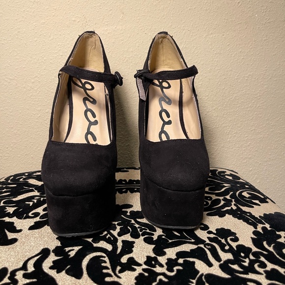 Heel-less, Buckle, Anti-gravity, Platform Spiked Wedge Heels - Picture 8 of 14